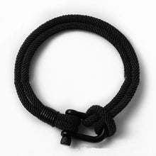 Load image into Gallery viewer, Mens Fashion Personality Horseshoe Buckle Woven Bracelet
