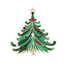 Load image into Gallery viewer, Christmas Tree Brooch Pin Women Girls Jewelry
