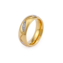 Load image into Gallery viewer, Fashionable Titanium Steel 18K Gold New Couple Rings
