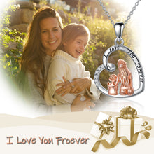 Load image into Gallery viewer, Mother Daughter Necklace 925 Sterling Silver daughter gift from Mom Gifts for Mother Grandma Mom Daughter
