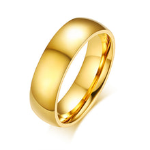 Load image into Gallery viewer, Golden stainless steel couple rings
