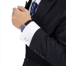 Load image into Gallery viewer, Men&#39;s Cufflinks French Shirt Two-tone Metal Cufflinks
