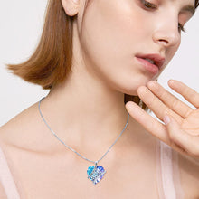 Load image into Gallery viewer, Gifts For Mom Sterling Silver Mom Necklace With Heart Birthstone Crystal Mother&#39;s Day Christmas Jewelry Gifts For Mother
