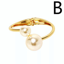 Load image into Gallery viewer, Alloy Jewelry Double Pearl Bracelet Women
