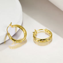 Load image into Gallery viewer, Sterling Silver Hoop Earrings for Women Teens Earring Jewelry Gifts
