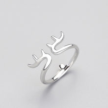 Load image into Gallery viewer, Silver Jewelry Creative Personality Christmas Elk
