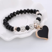 Load image into Gallery viewer, Crystal Butterful Bracelet &amp; Bangle Elastic Heart Bracelets

