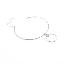 Load image into Gallery viewer, Women Collar Choker Necklace Big Circle Geometric Metal Pendants Torques Statement Necklaces
