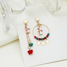 Load image into Gallery viewer, Creative Christmas Elk Star Pendant Set Jewelry Earrings

