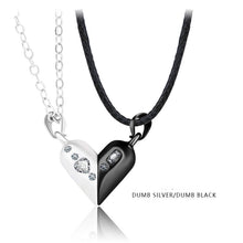 Load image into Gallery viewer, Love Couple Necklace Pair Of Magnet Stone Rotating Necklaces
