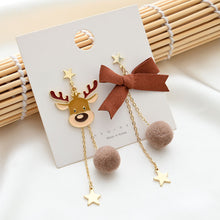 Load image into Gallery viewer, Christmas Earrings Holiday Gift Jewelry Girl
