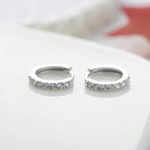 Load image into Gallery viewer, Sterling Silver Earring With Diamond - inlaid Colored Earring Earrings
