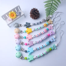 Load image into Gallery viewer, Baby silicone pacifier chain
