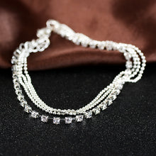 Load image into Gallery viewer, HHYDE 1PC Multilayer  Crystal Anklet Foot Chain Summer Bracelet Charm Anklets Beach Foot Wedding Jewelry Gift Enkelbandje
