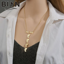 Load image into Gallery viewer, Stainless Steel MOM Necklace Fashion Customized Name
