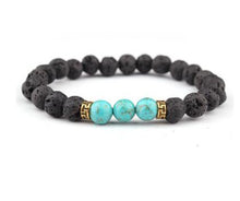 Load image into Gallery viewer, Colorful Bracelet Seven Chakra Energy Yoga Beads Gold Hand Bracelets

