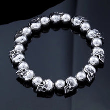 Load image into Gallery viewer, Mens Fashion Simple Titanium Skull Bracelet

