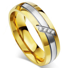 Load image into Gallery viewer, Titanium steel couple rings
