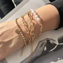 Load image into Gallery viewer, Fashion Jewelry Geometric Pearl Retro Jewelry Women
