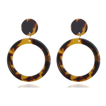 Load image into Gallery viewer, Acrylic Acetate Plate Leopard Earrings For Women Earring
