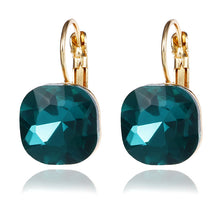 Load image into Gallery viewer, Fashion Gold Color Earring For Women Crystal Cubic Zirconia Stud Earrings
