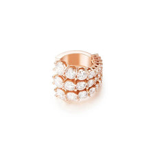 Load image into Gallery viewer, Simple Fashion Jewelry Temperament European And American Multi-layer Diamond-encrusted C Ear Ring

