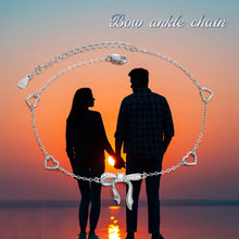 Load image into Gallery viewer, Bow Anklet Sterling Silver Anklet for Women Gifts for Women Girls
