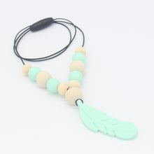 Load image into Gallery viewer, Baby Soothing Teether Protects Safety Baby Teether Necklace
