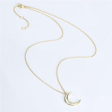 Load image into Gallery viewer, Crescent Necklace Zircon Necklace
