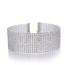 Load image into Gallery viewer, Fashion Women Full Crystal Rhinestone Choker Necklace Wedding Jewelry Chokers Necklaces for Women
