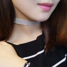 Load image into Gallery viewer, Fashion Women Full Crystal Rhinestone Choker Necklace Wedding Jewelry Chokers Necklaces for Women
