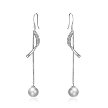 Load image into Gallery viewer, Sterling Silver Pearl Pendant Earrings For Women

