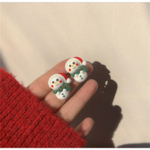 Load image into Gallery viewer, Christmas Earrings Holiday Gift Jewelry Girl

