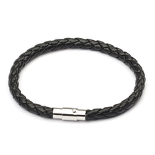Load image into Gallery viewer, Magnetic Mens 6 Leather Cord Braided Bracelet

