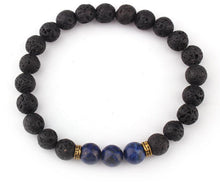 Load image into Gallery viewer, Colorful Bracelet Seven Chakra Energy Yoga Beads Gold Hand Bracelets
