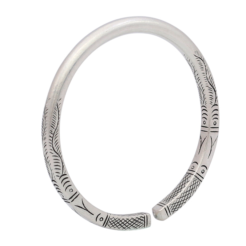 Fashion Temperament Handmade Silver Bracelet Children Ethnic Style Couple Gift