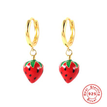 Load image into Gallery viewer, Fruit Pendant Drop Oil Earring Earrings Fashion Simple Creative Earring Earrings
