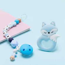 Load image into Gallery viewer, Baby pacifier chain baby silicone molar teether bite
