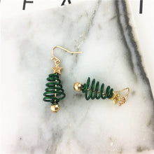 Load image into Gallery viewer, Christmas Earrings Tree Star DIY Earrings
