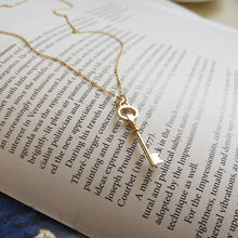 Load image into Gallery viewer, Sterling Silver Key Necklace Design Necklace Necklace
