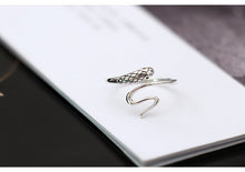 Load image into Gallery viewer, 925 Sterling Silver Small Snake Rings
