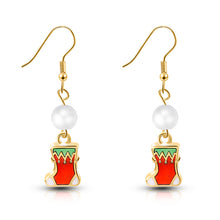 Load image into Gallery viewer, European And American New Jewelry Creative Personality Christmas Eve Christmas Earrings
