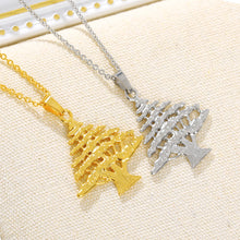 Load image into Gallery viewer, New Jewelry Christmas Tree Men And Women Couple Necklace
