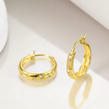 Load image into Gallery viewer, Sterling Silver Hoop Earrings for Women Teens Earring Jewelry Gifts
