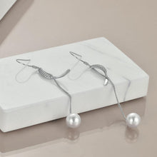 Load image into Gallery viewer, Sterling Silver Pearl Pendant Earrings For Women
