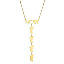 Load image into Gallery viewer, Stainless Steel MOM Necklace Fashion Customized Name
