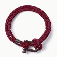Load image into Gallery viewer, Mens Fashion Personality Horseshoe Buckle Woven Bracelet
