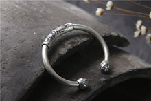 Load image into Gallery viewer, Sterling Silver Fish Lotus Bracelet Children
