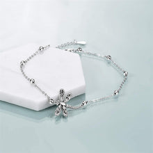 Load image into Gallery viewer, Girls&#39; Beach Ornament Cross Chain Beads Dragonfly Anklet
