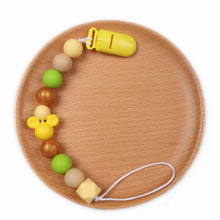 Load image into Gallery viewer, Cartoon Animal Teether Chain INS Baby Pacifier Clip
